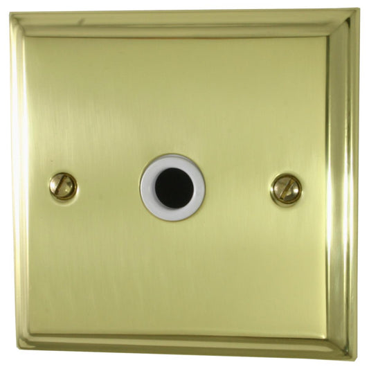 Deco Polished Brass Flex Outlet