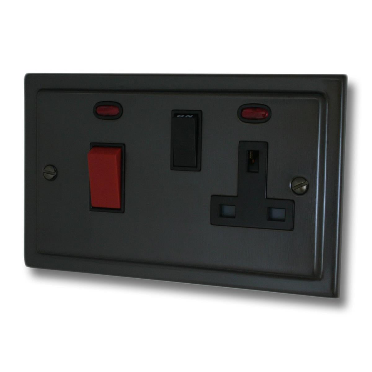 Trimline Black Bronze Cooker Socket