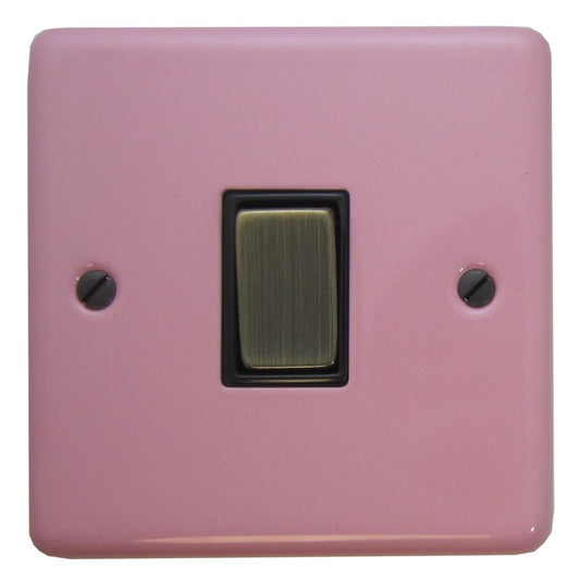 Contour Gloss Pink Intermediate Switch (Antique Brass Switch)