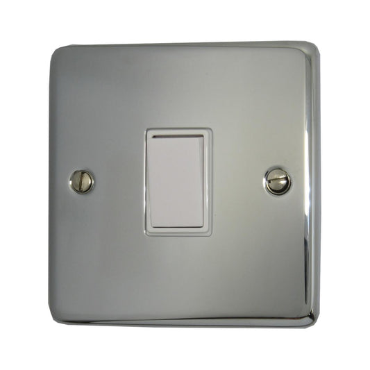 Contour Polished Chrome 1 Gang 2 Way Switch