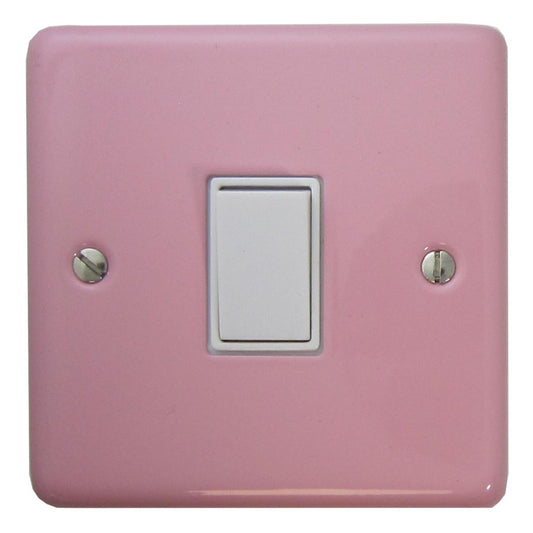 Contour Pink 1 Gang Switch