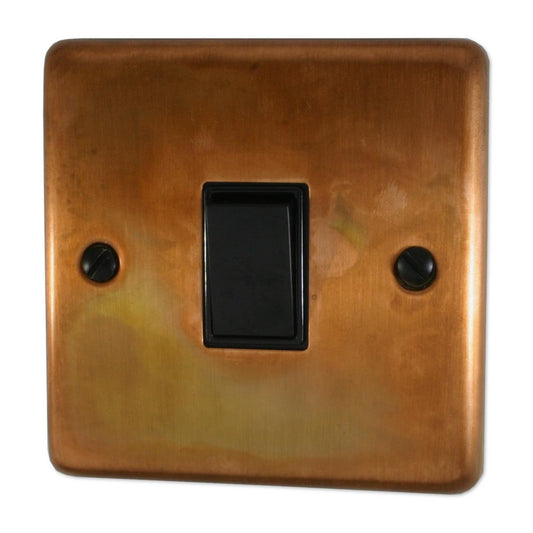 Contour Tarnished Copper 1 Gang 2 Way Switch