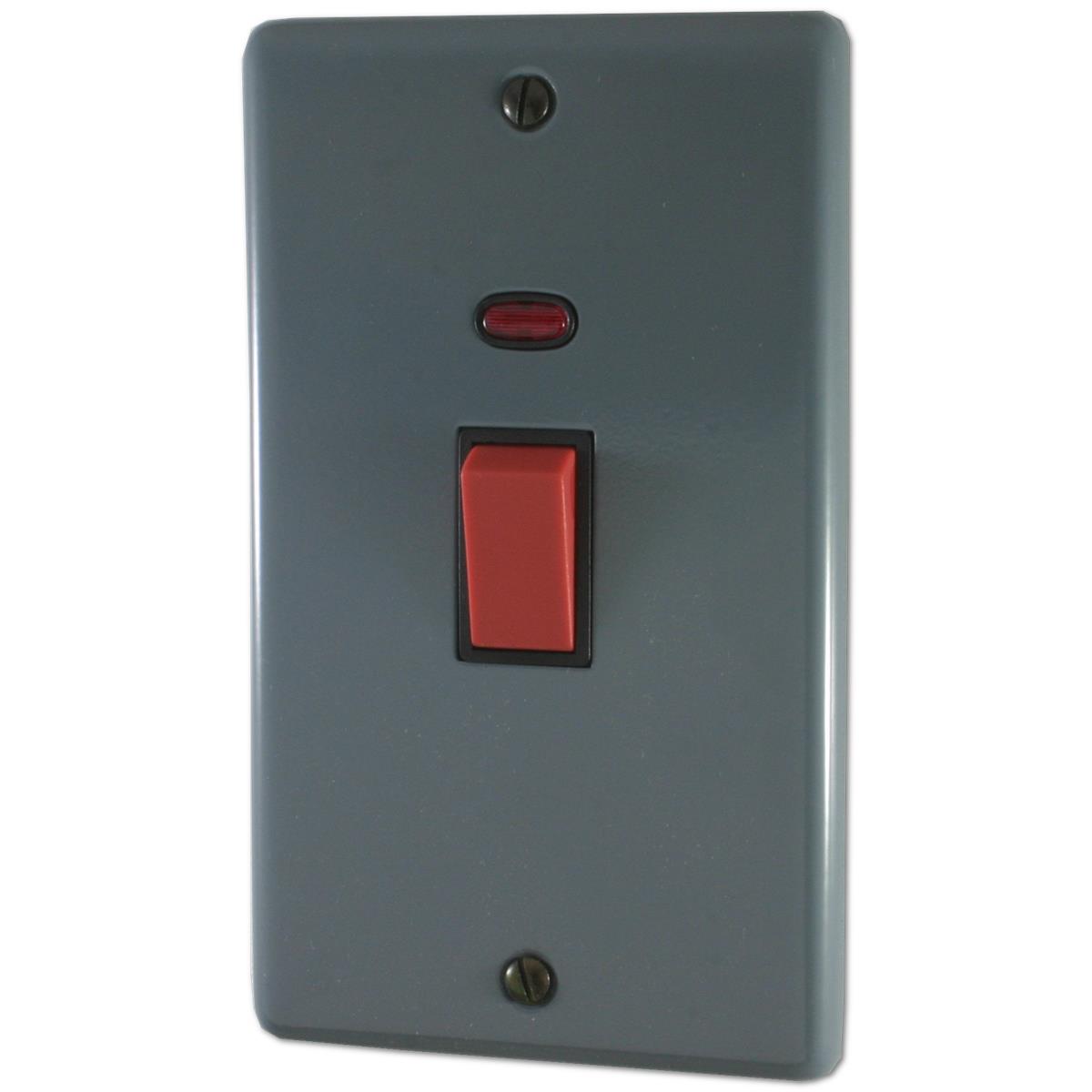 Contour Dark Grey 45A Dp Switch L-Plate