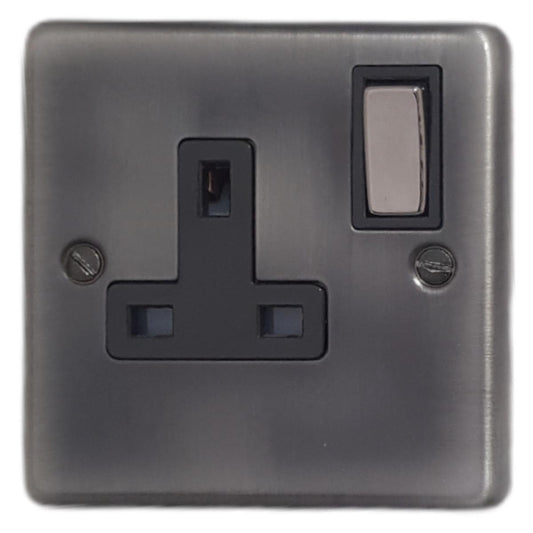 Contour Slate Effect 1 Gang Switched Socket