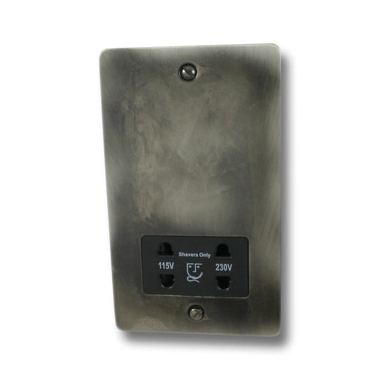 Flat Slate Effect Shaver Socket