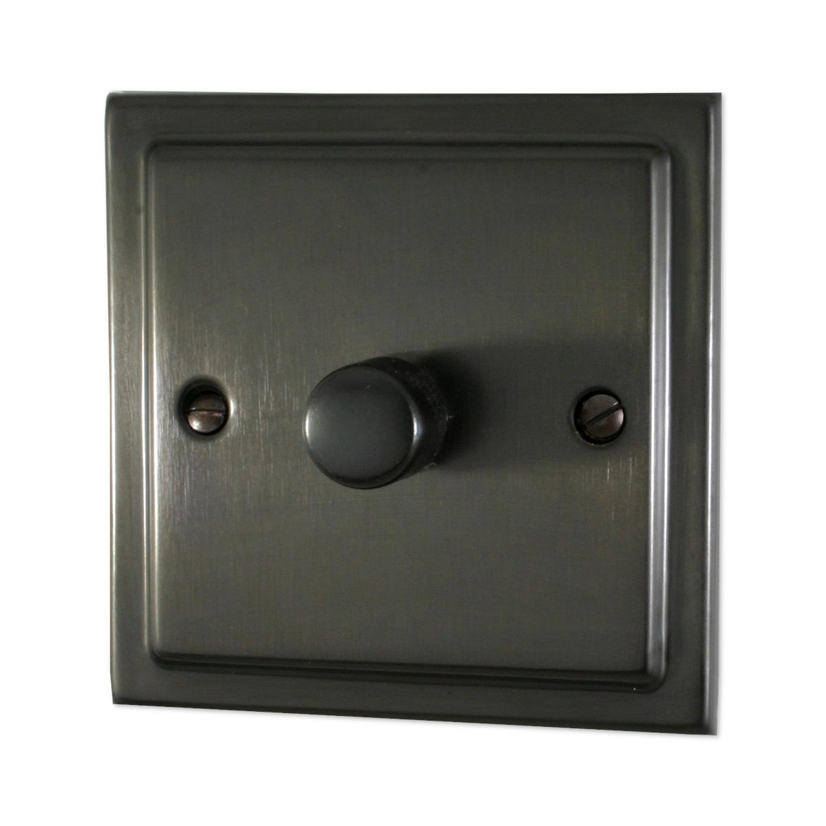 Trimline Black Bronze 1 Gang LED Dimmer