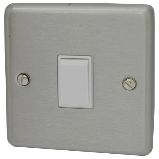 Contour Brushed Steel Intermediate Switch