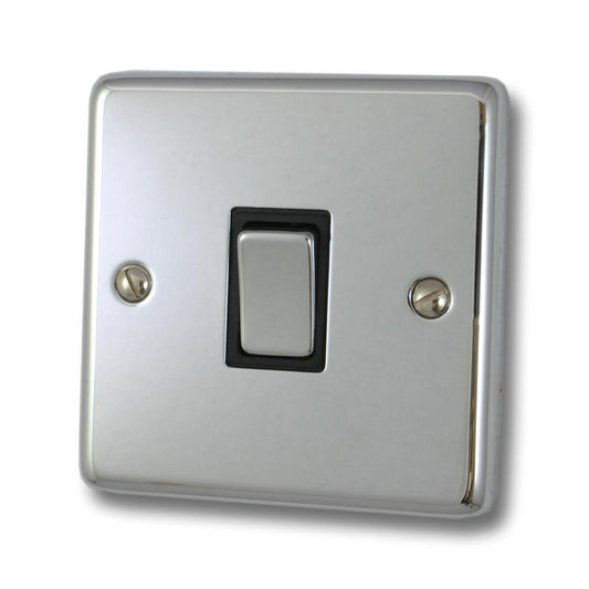 Contour Polished Chrome 1 Gang 2 Way Switch