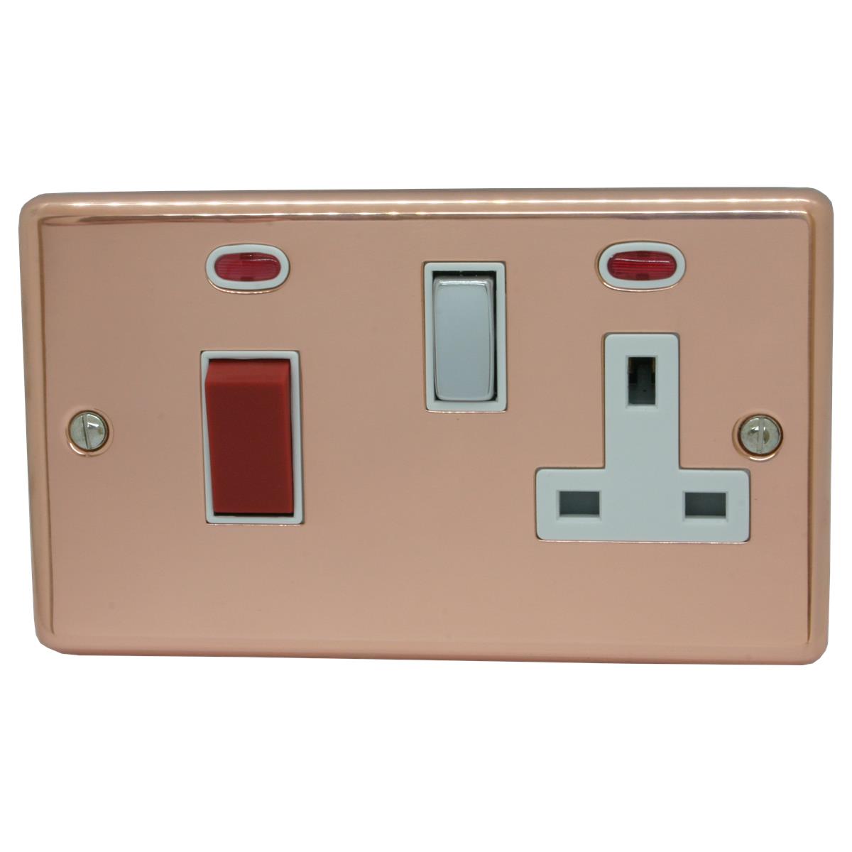 Contour Bright Copper Cooker Socket