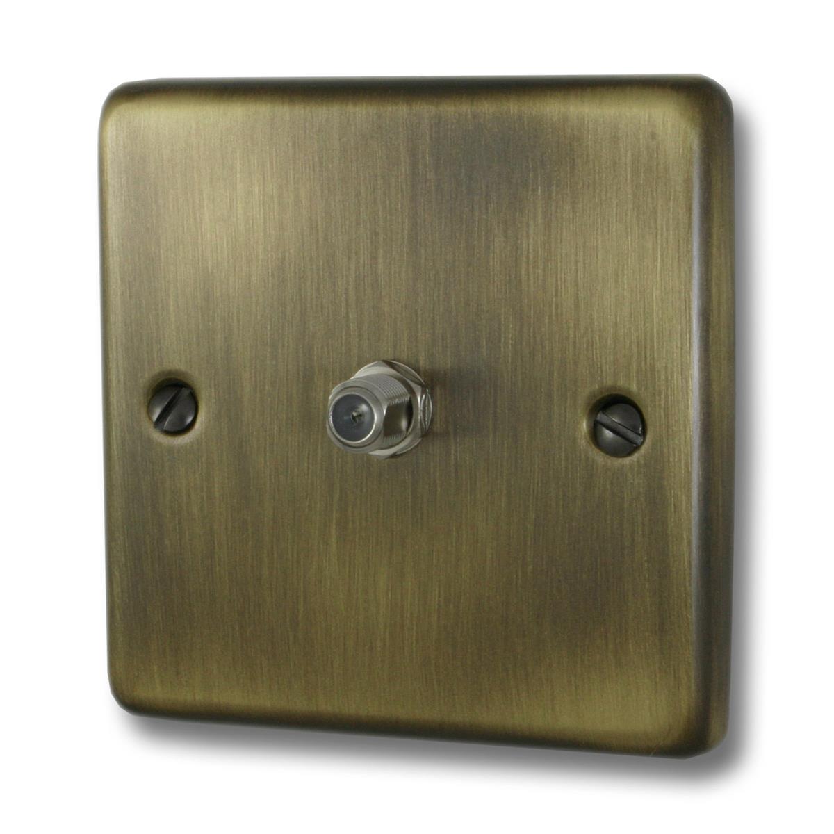 Contour Antique Brass Satellite Point