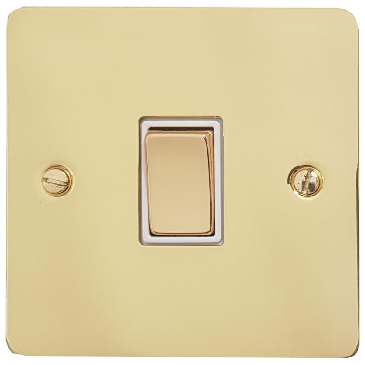 Flat Polished Brass Inter Switch