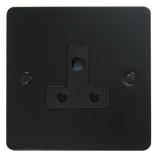 Flat Black 5 Amp Socket