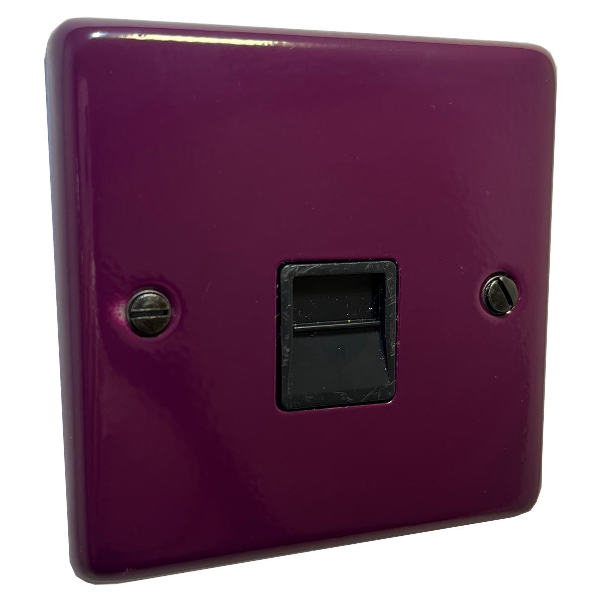 Contour Purple Telephone Primary Socket (Black Insert)