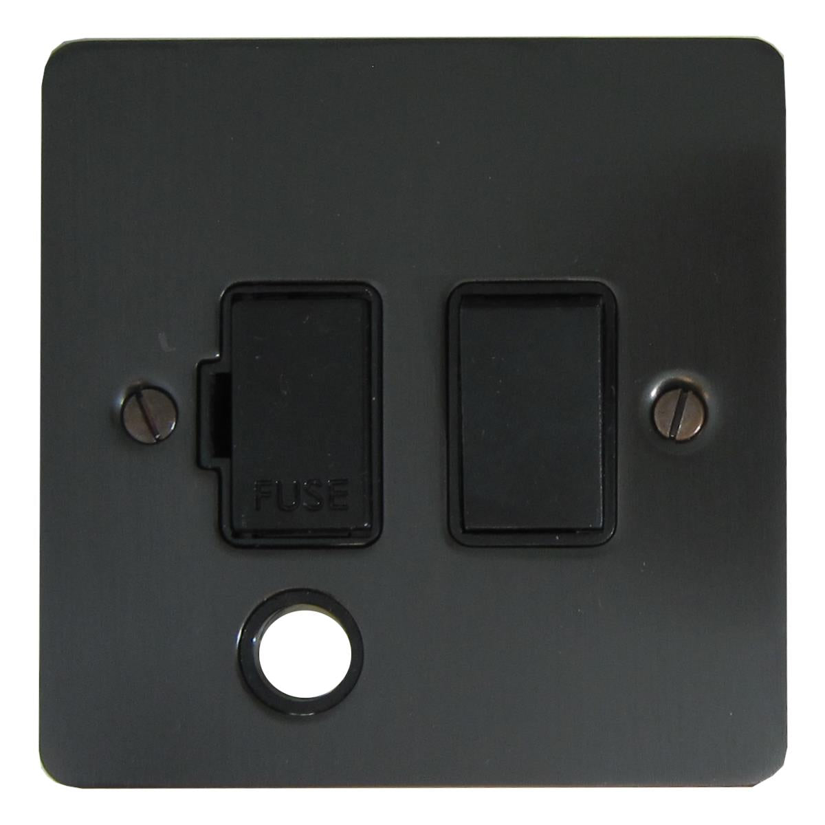 Flat Black Bronze Switched Spur + Outlet