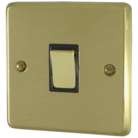 Contour Satin Brass 1 Gang 2 Way Switch