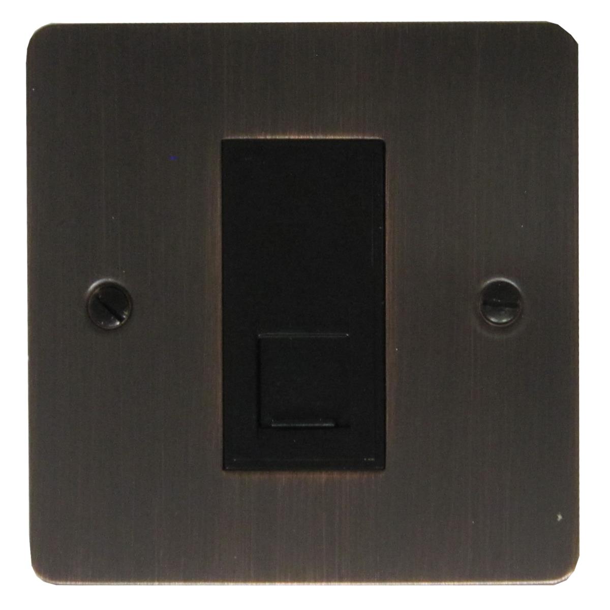 Flat Antique Copper 1 Gang Rj45 Socket