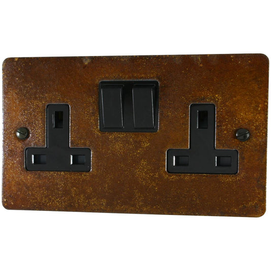 Flat Rust  2 Gang Socket