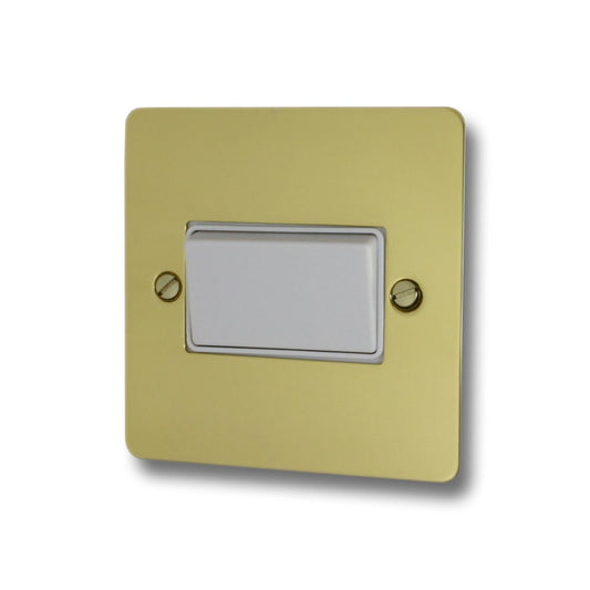 Flat Polished Brass Fan Isolator