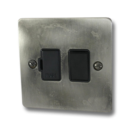 Flat Slate Effect Switch Fused Spur