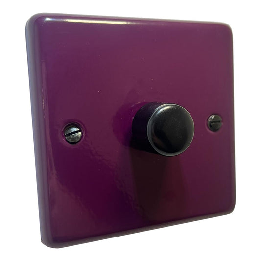 Contour Purple 1 Gang Dimmer LED