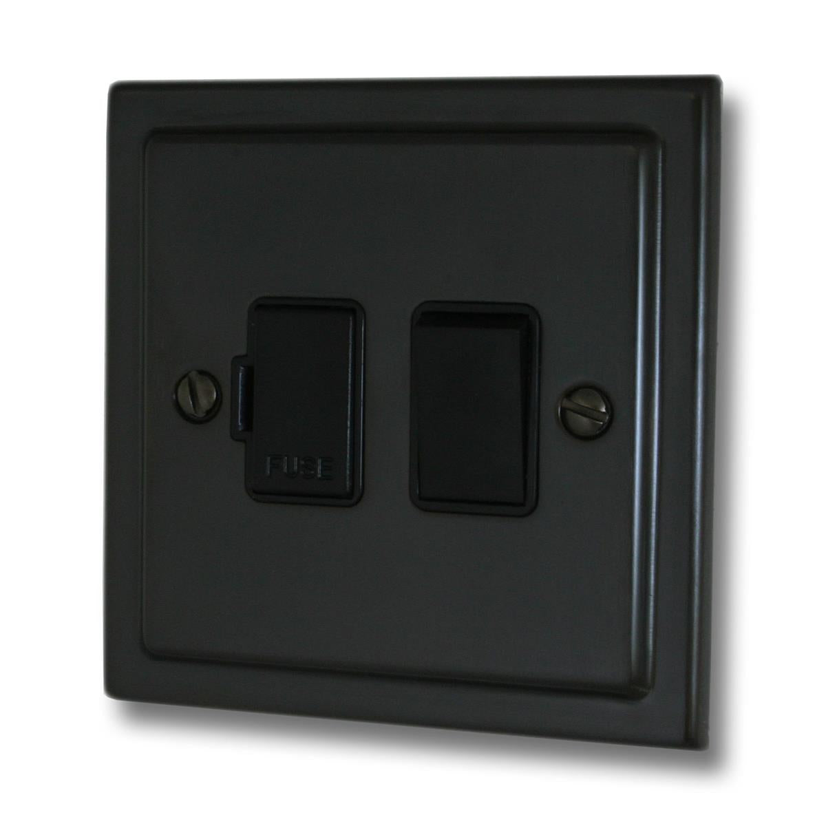 Trimline Black Bronze Switch Fused Spur