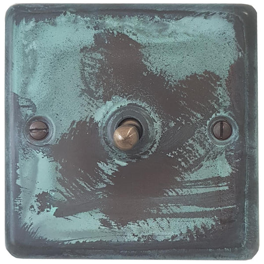 Contour Verdigris 1 Gang Toggle Switch