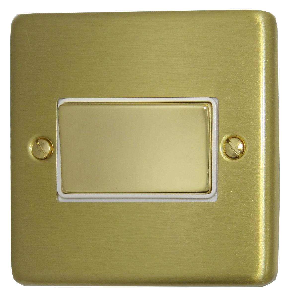 Contour Satin Brass Fan Isolator