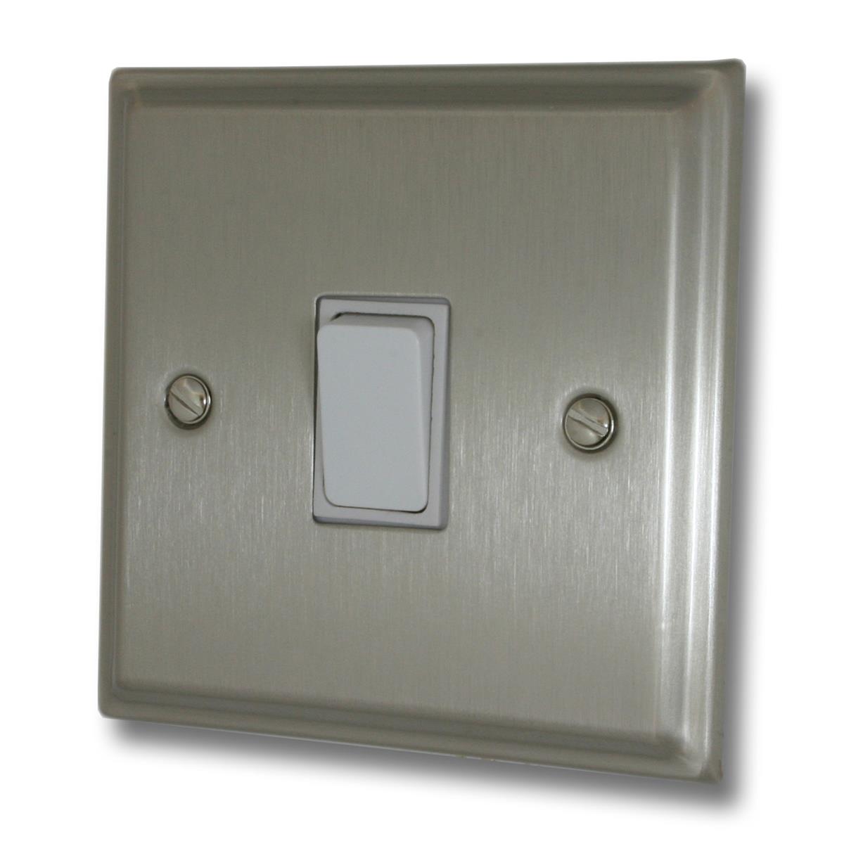 Deco Satin Nickel 1 Gang 2 Way Switch