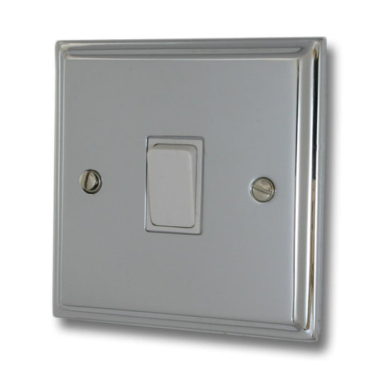 Deco Polished Chrome 1 Gang 2 Way Switch