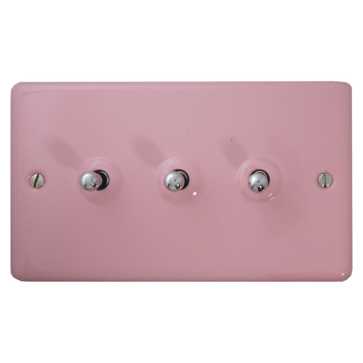 Contour Pink 3 Gang Toggle