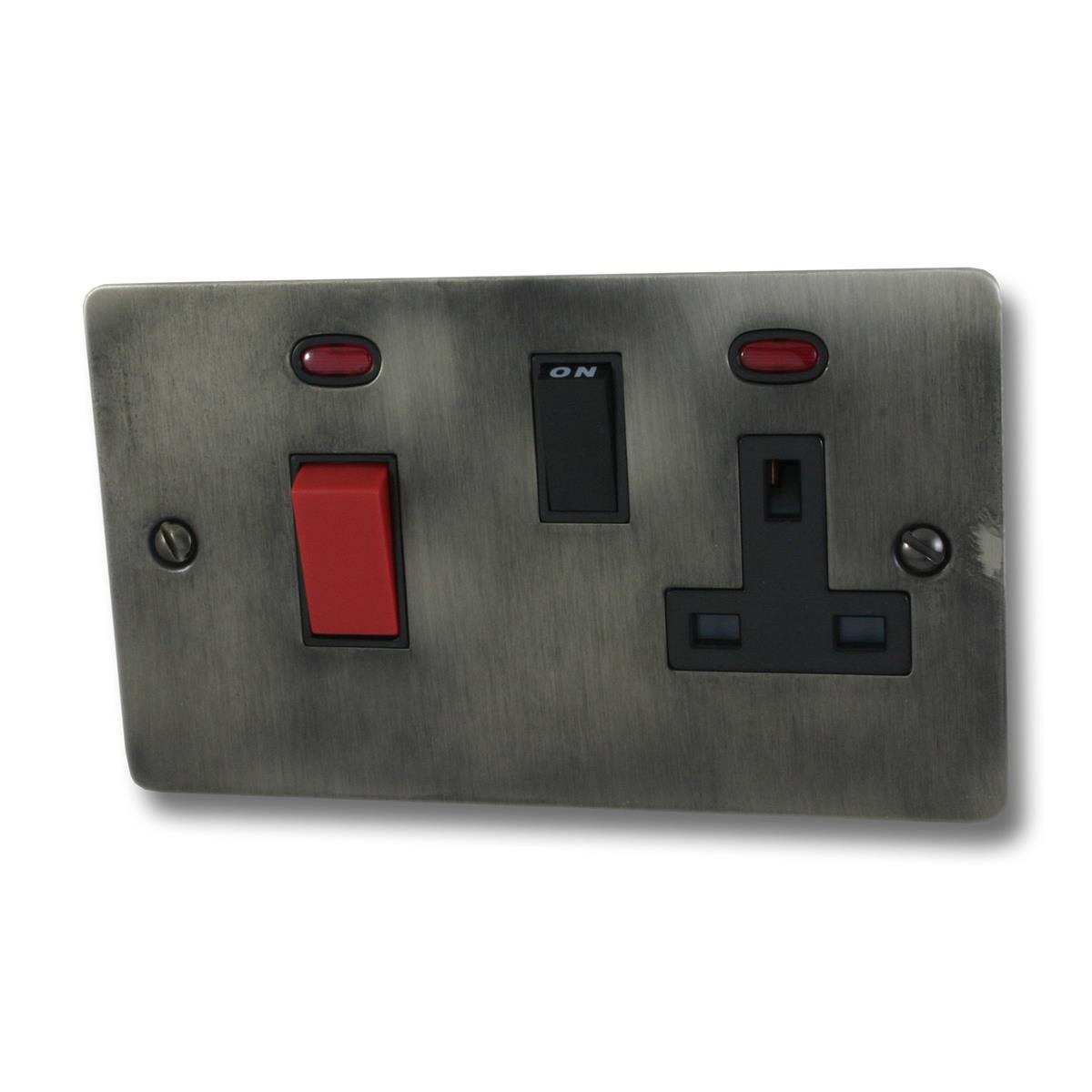 Flat Slate Effect 45 Amp Switch & Socket