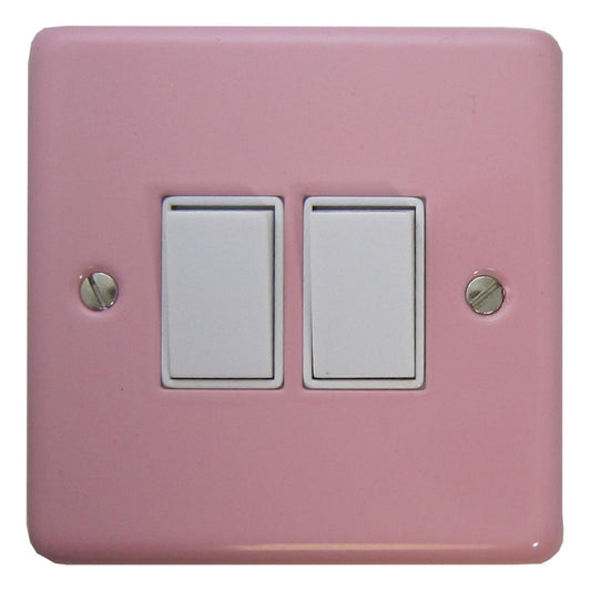 Contour Pink 2 Gang Switch