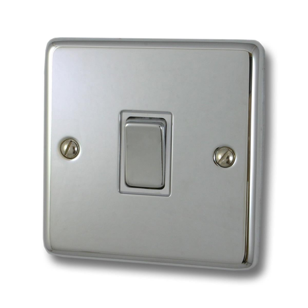 Contour Polished Chrome 1 Gang 2 Way Switch