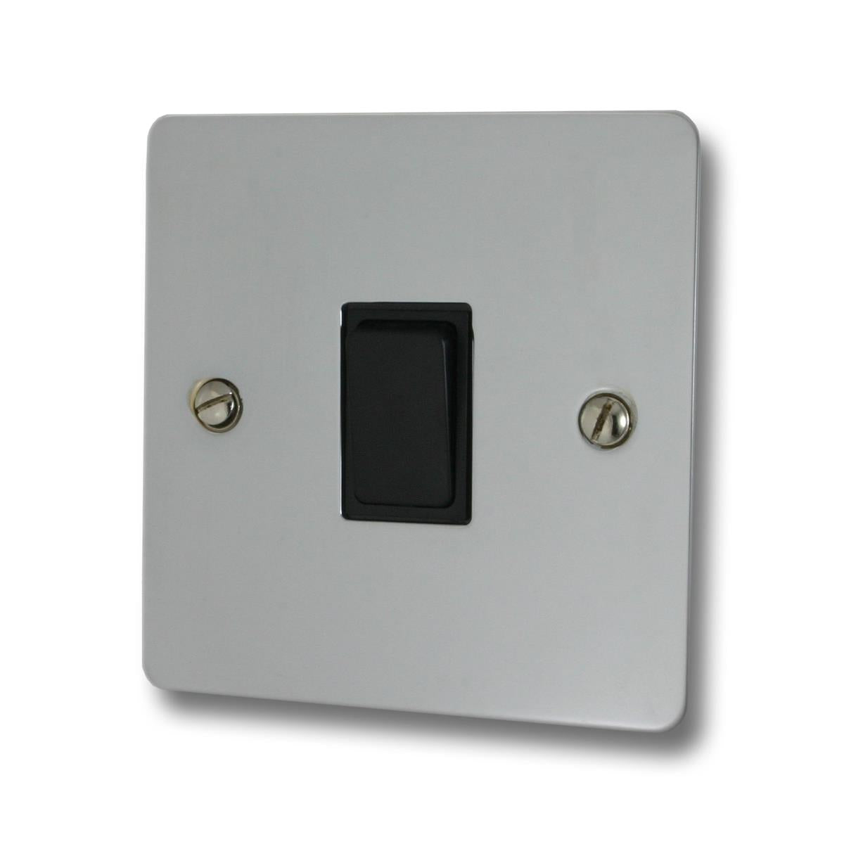 Flat Polished Chrome 1 Gang 2 Way Switch