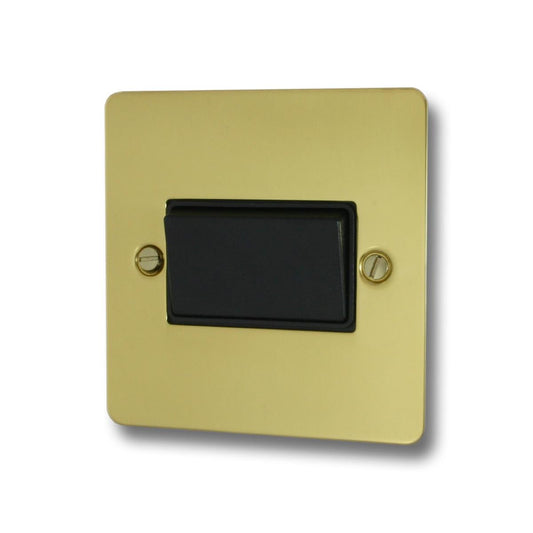 Flat Polished Brass Fan Isolator