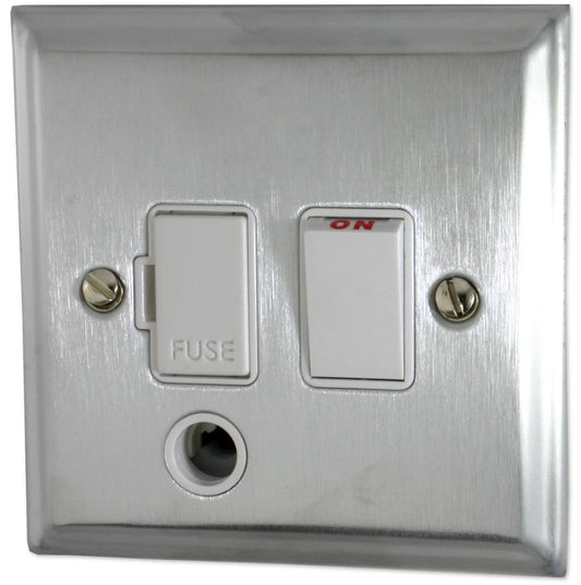 Deco Satin Chrome Swt Spur + Outlet