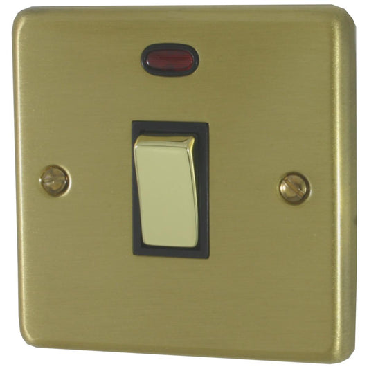 Contour Satin Brass 20 Amp Dp Switch