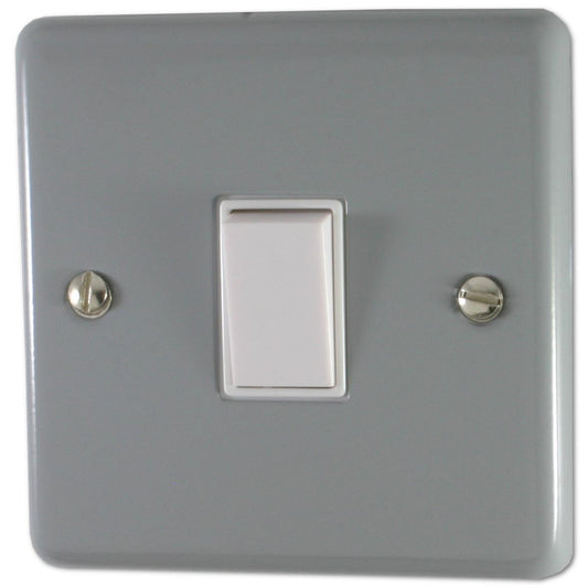 Contour Light Grey 1 Gang 2 Way Switch