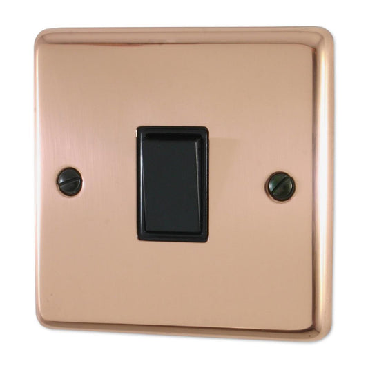 Contour Bright Copper 1 Gang Switch