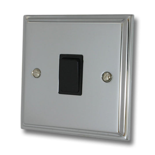 Deco Polished Chrome 1 Gang 2 Way Switch