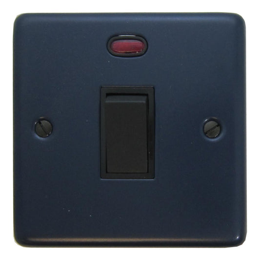 Contour Blue 20A Dp Switch + Neon