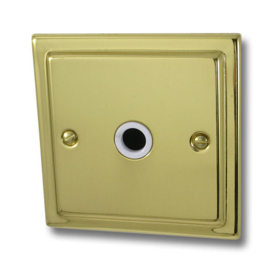 Trimline Polished Brass Flex Outlet