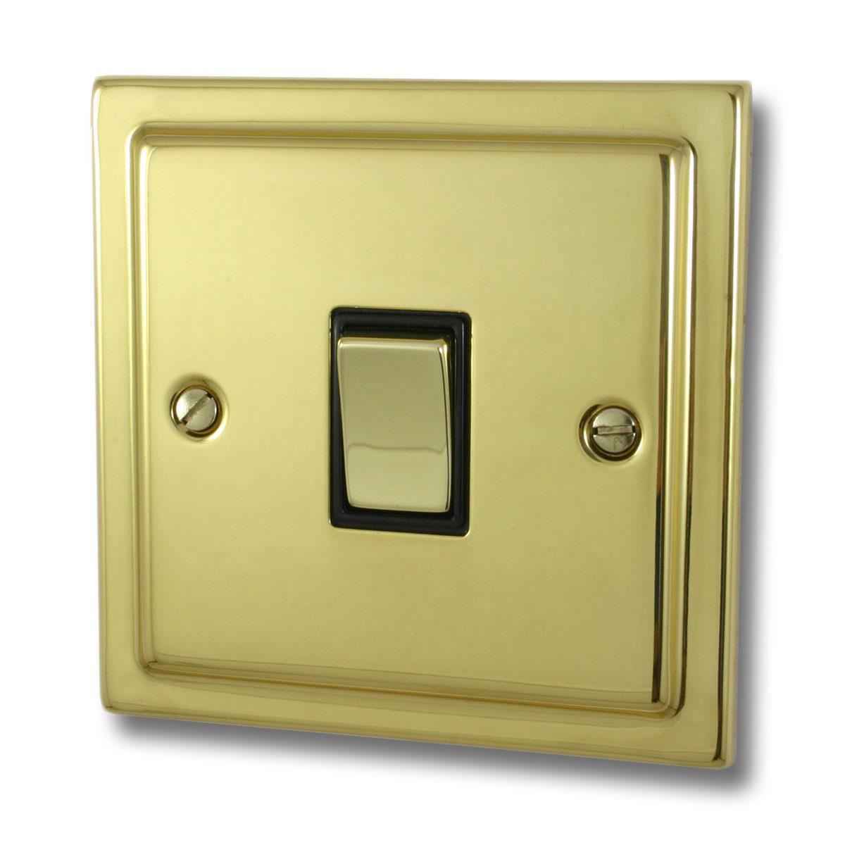 Trimline Polished Brass Intermediate Switch