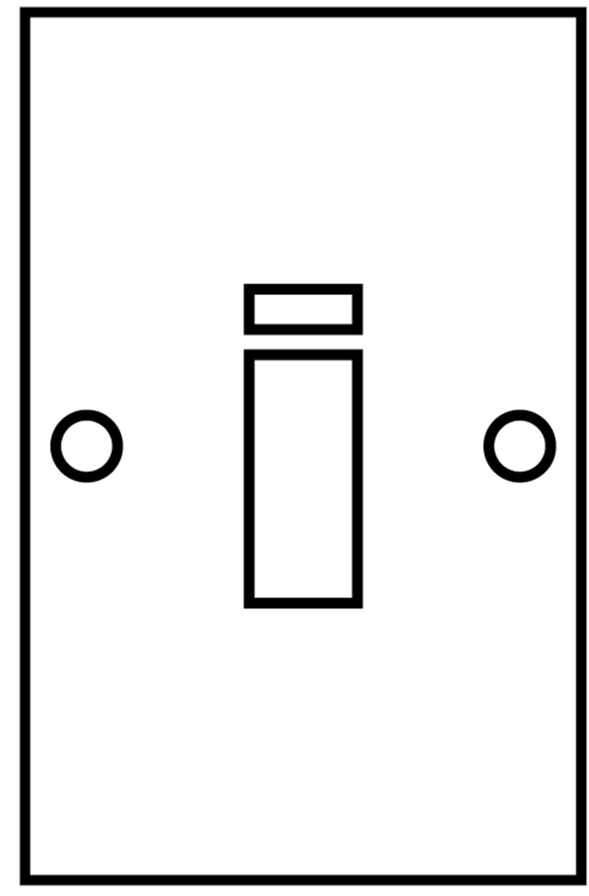 Monarch Satin Brass 45 Amp Dp Switch & Neon L/Plate