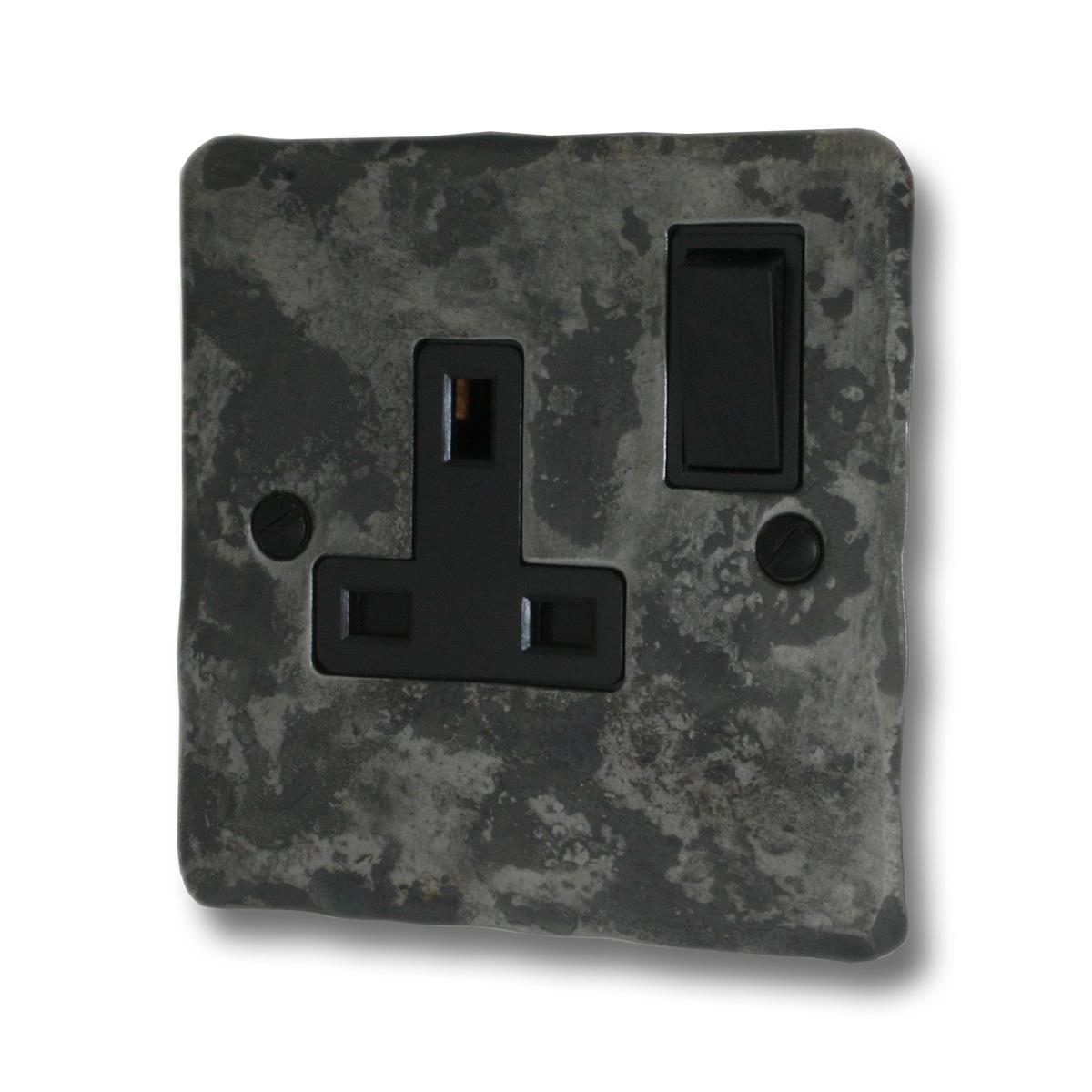 Flat Rustic 1 Gang Socket