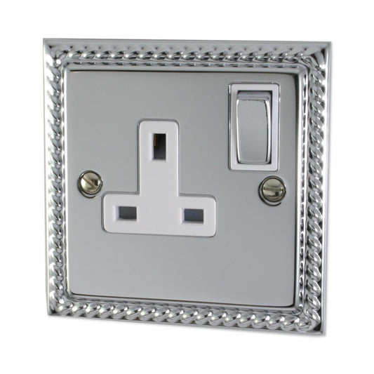 Monarch Polished Chrome 1 Gang Socket