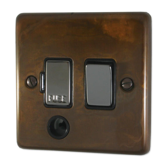 Contour Tarnished Copper Swt Fused Spur + Outlet