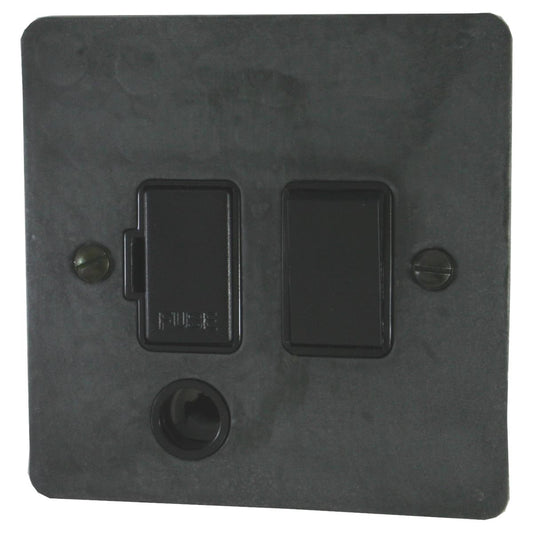 Flat Rustic Pewter Swt Spur + Outlet