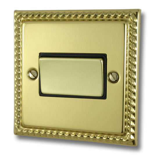 Monarch Polished Brass Fan Isolator