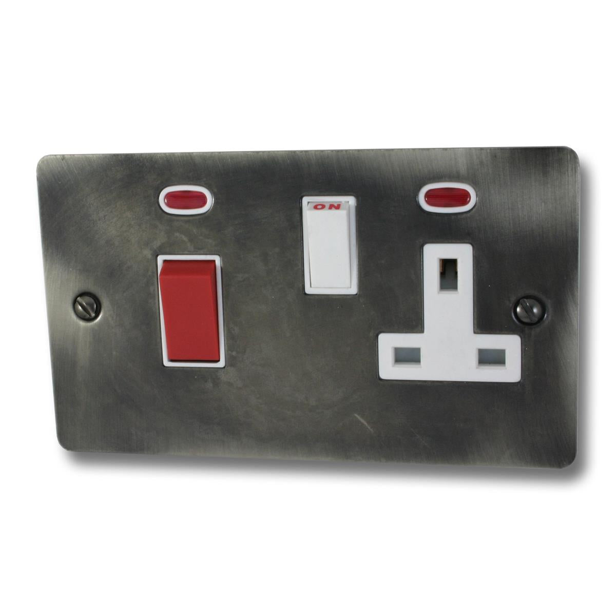 Flat Slate Effect 45 Amp Switch & Socket